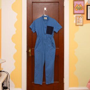 Fashion Brand Company Inspector Jumpsuit French Blue Size Medium